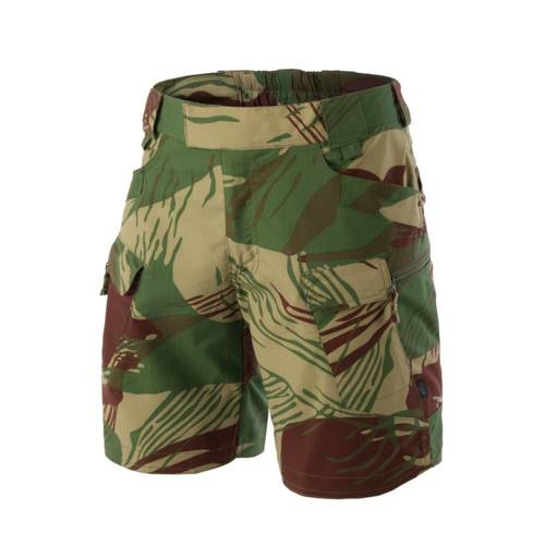 Helikon - Die Kurze Hose Urban Tactical Shorts 8.5'' - PolyCotton Stretch Ripstop - Rhodesian Camo - SP-UTS-SP-1K - Kurze Hose