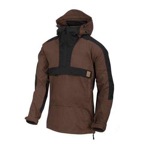 Helikon - Jacke Anorak Woodsman - Erdbraun/Schwarz - KU-WDN-DC-0A01B - Militärjacken