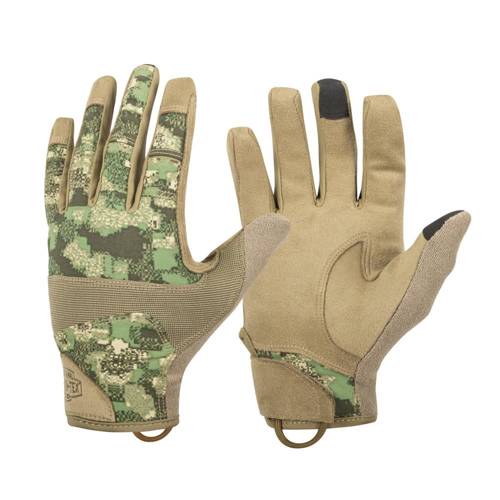 Helikon - Range Tactical Handschuhe Hard® - PenCott WildWood / Coyote - RK-RNG-PO-4511A - Taktisch Handschuhe