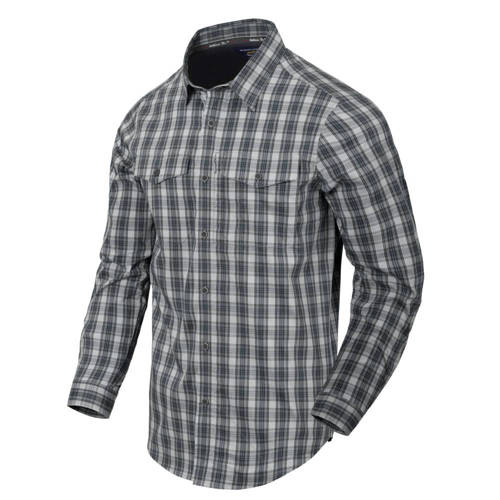 Helikon - Shirt Covert Concealed Carry - Foggy Grey Plaid - KO-CCC-CB-PC - Hemden & Pullover