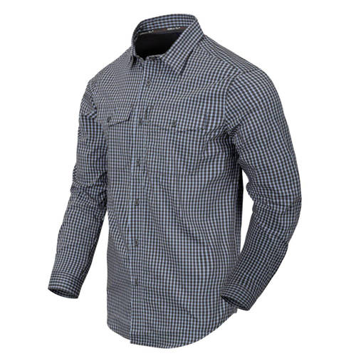 Helikon - Shirt Covert Concealed Carry - Phantom Grey Checkered - KO-CCC-CB-C3 - Hemden & Pullover