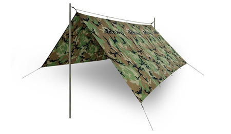 Helikon - Supertarp® Shelter Cape - 300 x 300 cm - Woodland - PO-STP-PO-03 - Planen