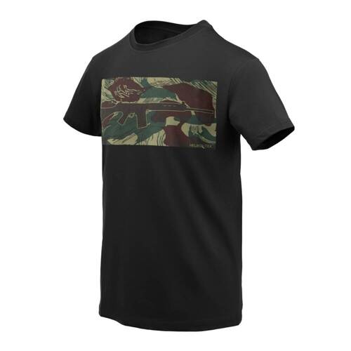 Helikon - T-Shirt FN Fal - Baumwolle - Schwarz / Rhodesian Camo - TS-FNF-CO-011K - T-Shirts