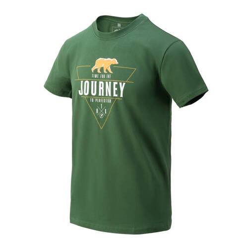 Helikon - T-Shirt Journey to Perfection - Baumwolle - Monstera Green - TS-JTP-CO-MG - T-Shirts