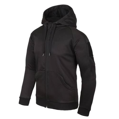 Helikon - Urban Tactical Hoodie® - Fullzip - Poliester - Schwarz - BL-UHF-PO-01 - Kapuzen-Sweatshirts