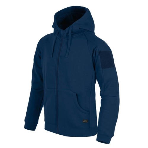 Helikon - Urban Tactical Hoodie® Lite Kapuzenpullover - FullZip - Blau - BL-ULF-CB-65 - Kapuzen-Sweatshirts