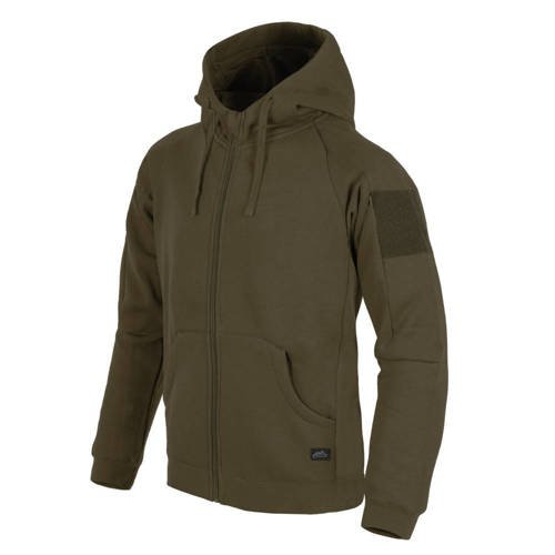 Helikon - Urban Tactical Hoodie® Lite Kapuzenpullover - FullZip - Grün- BL-ULF-CB-82 - Kapuzen-Sweatshirts