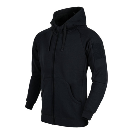 Helikon - Urban Tactical Hoodie® Lite Kapuzenpullover - FullZip - Schwarz - BL-ULF-CB-01 - Kapuzen-Sweatshirts