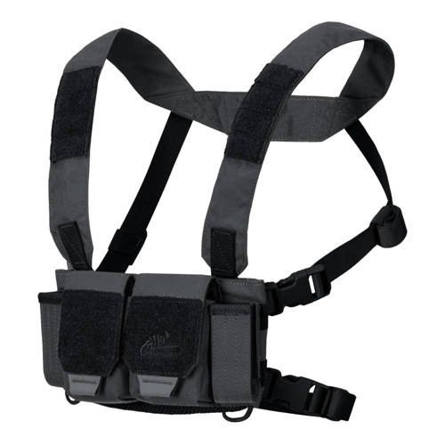 Helikon - Wettbewerb MultiGun Rig® - Shadow Grey / Schwarz - KK-CMR-CD-3501A - Chest Rig Westen