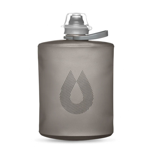 HydraPak - Weiche Wasserflasche Stow - TPU - 500 ml - Mammoth Grey - GS335M - Wasserbehälter & Feldflaschen