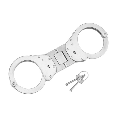 KEL-MET - Klappbare Handschellen KM 2500 - Stahl - Double Lock - Handschellen