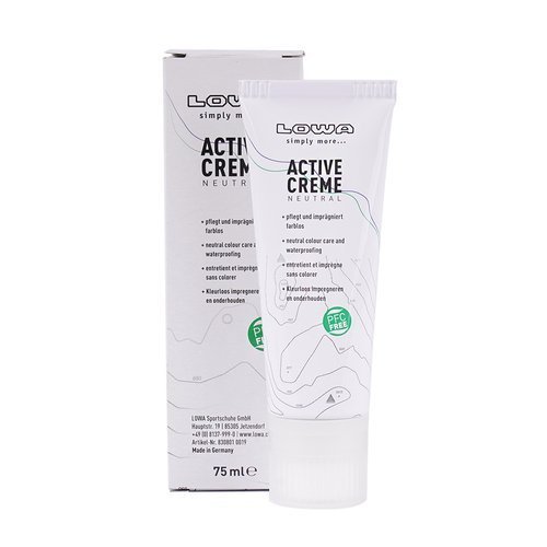 LOWA - Active Creme Leather Conditioner - Neutrale Farbe - 75 ml - Schutz gegen Wasser