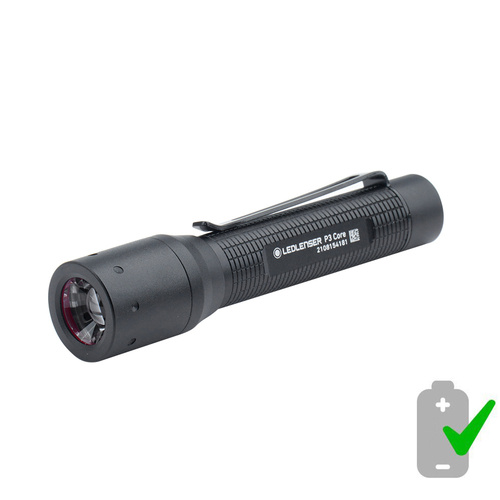 Ledlenser - LED-Taschenlampe P3 Core - 90 lm - Fokussierbar - Schwarz - 502597 - LED-Taschenlampen