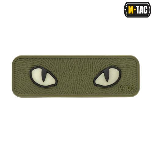 M-Tac - 3D PVC Katzenaugen Patch - Olive - 51114001 - Andere