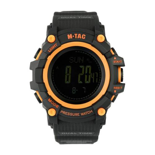 M-Tac - Adventure Taktische Uhr - Schwarz / Orange - 50005035 - Uhren