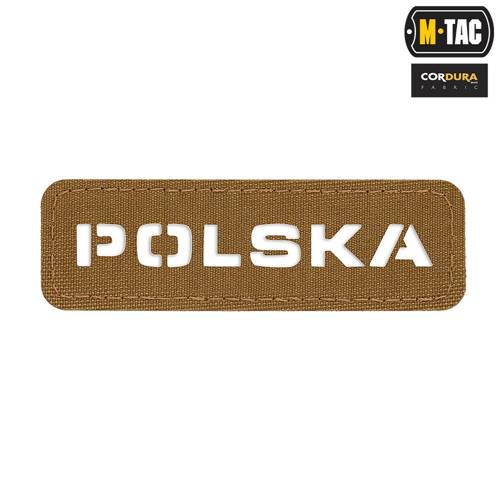 M-Tac - Aufnäher Polen 25x80 - Laserschnitt - Coyote - 51002005 - Andere