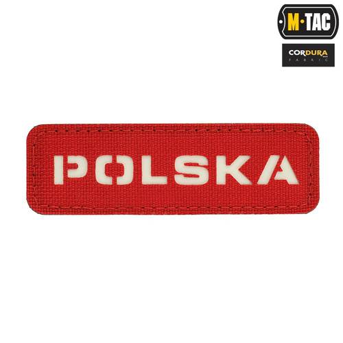 M-Tac - Aufnäher Polen 25x80 - Laserschnitt - Rot / Weiß - 51004333 - Andere