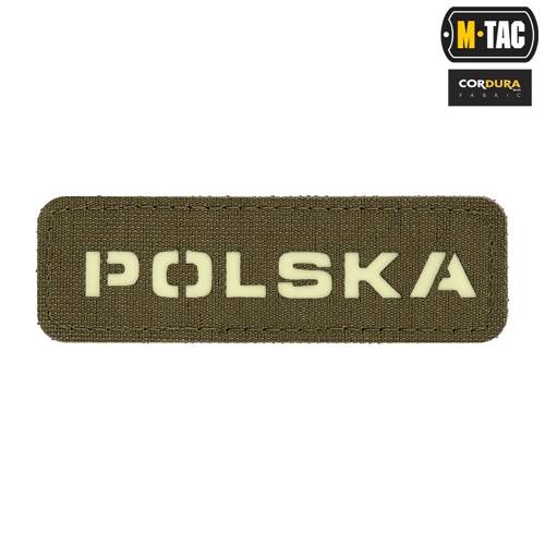 M-Tac - Aufnäher - Polen 25x80 - Laserschnitt fluoreszierend - Ranger Green / Fluo - 51004223 - Andere