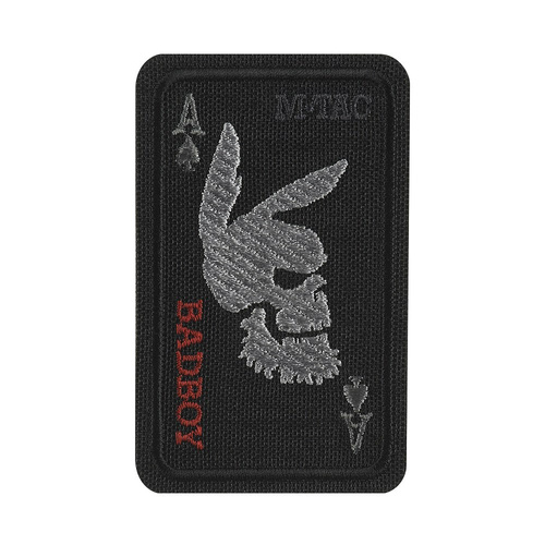 M-Tac – Bad Boy Aufnäher – Stickerei – Schwarz – 51390002 - Morale Patch