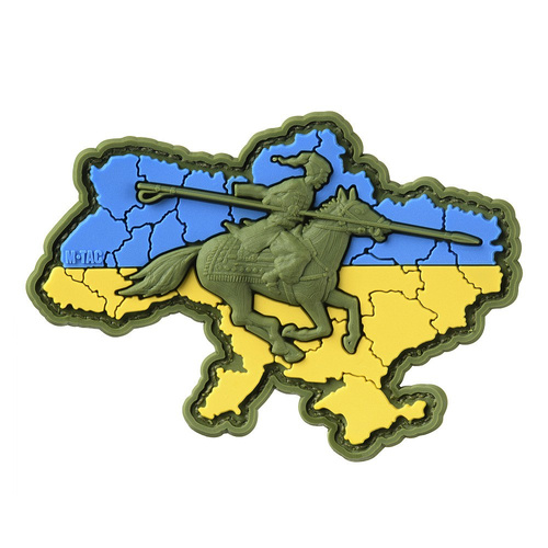 M-Tac – Cossack Ukraine Patch – PVC 3D – Horse Charge – Gelb/Blau – 51349000 - Andere