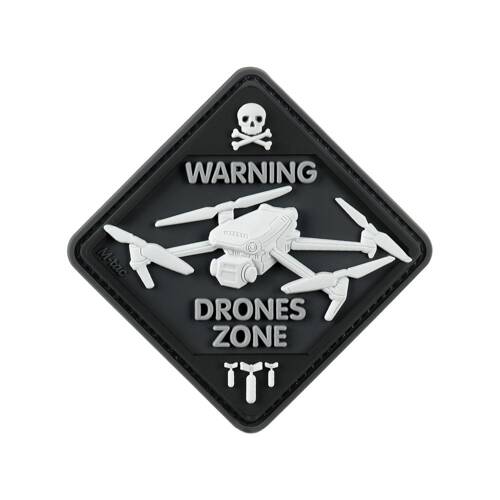 M-Tac – Drone Zone Patch – PVC 3D – Schwarz – 51346002 - Andere