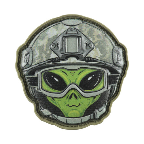 M-Tac – Emoji-Patch Nr. 14 Alien – PVC 3D – Camo – 51353514 - Andere