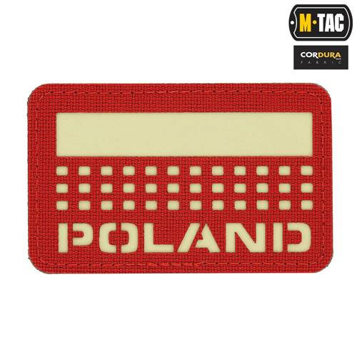 M-Tac - Flaggenaufnäher - Polen 50x80 - Laserschnitt Rot/Weiß - 51006233. - Andere