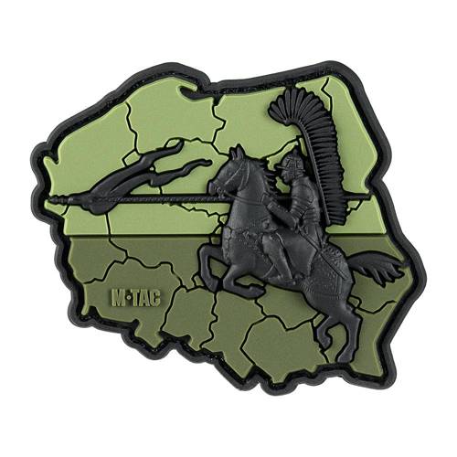 M-Tac - Husaria 3D Moral Patch - Olive - 51010001 -  3D PVC Morale Patches