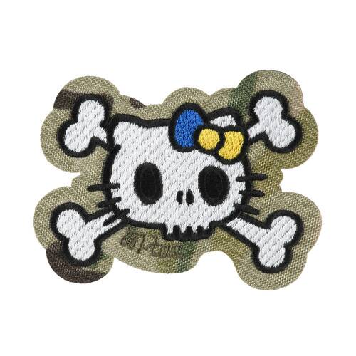 M-Tac – Kitty Patch – Stickerei – Gelbe und Blaue Schleife – MultiCam – 51387008 - Morale Patch