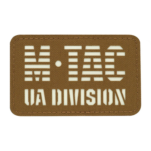 M-Tac – M-Tac UA Division Patch – Cordura 500D – Lasergeschnitten – Fluoreszierend – Coyote/GID – 51144599 - Andere