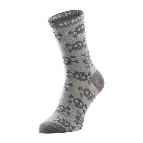 M-Tac - Mk.3 Sommersocken - Pirate Skull - Hellgrau- 30903911 - Socken