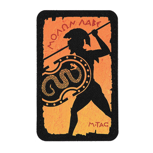 M-Tac - Molon Labe Patch - Cordura 500D - 50 x 80 mm - Schwarz - 51312002 - Andere