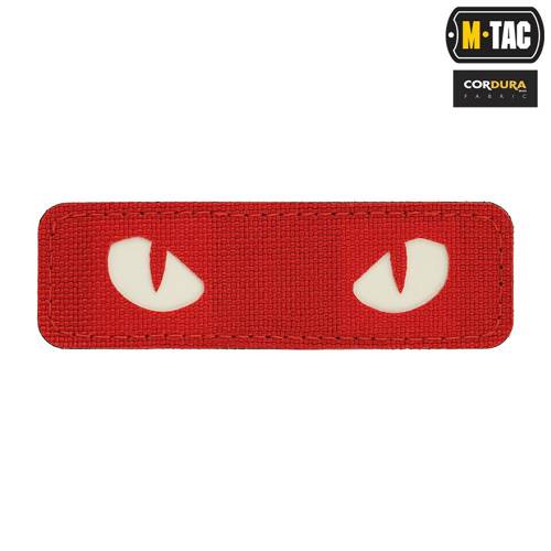 M-Tac - Moral Patch - Katzenaugen - Laserschnitt - Rot - 51009333 - Andere