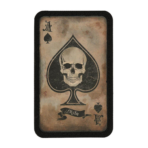 M-Tac - Patch Ace of Spades - Moral Patch - Schwarz / Coyote - 51101005 - Morale Patch