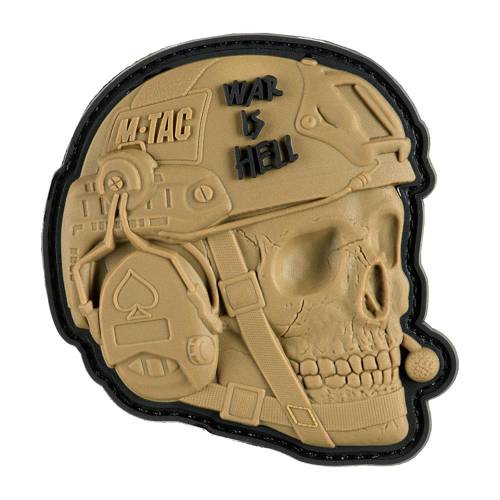 M-Tac - Patch War is Hell 3D PVC - Moral Patch - Coyote - 51328005  - Andere