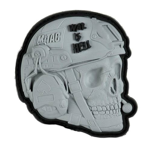 M-Tac - Patch War is Hell 3D PVC - Moral Patch - Grau - 51328011  - Andere