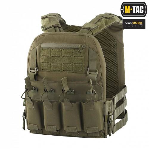 M-Tac - Plate Carrier Cuirass QRS XL taktische Weste - Ranger Green - 10180023 - Modulare Westen