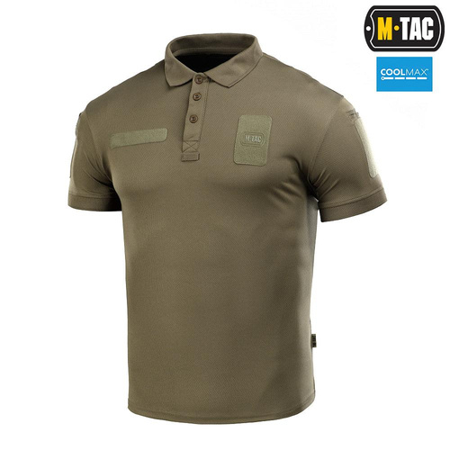 M-Tac - Polohemd Elite Tactical Coolmax - Olive - 80010001 - T-Shirts