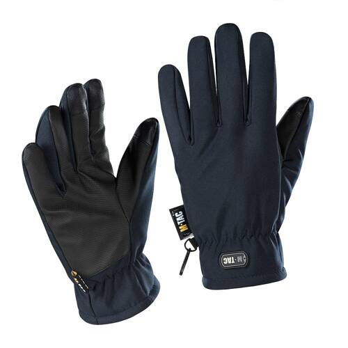 M-Tac - Soft Shell Thinsulate taktische Handschuhe - Dark Navy Blue - 90308015 - Taktisch Handschuhe