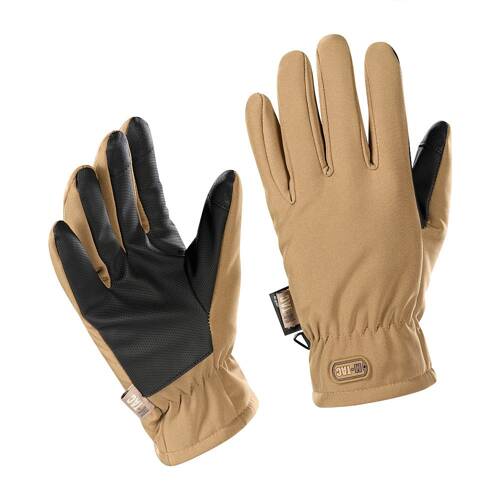 M-Tac - Soft Shell Thinsulate taktische Handschuhe - Schwarz / Coyote Brown - 90308017 - Taktisch Handschuhe