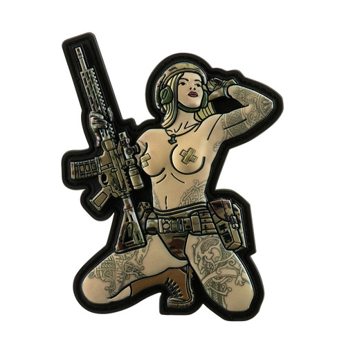 M-Tac – Tactical Girl №1 Mjóllnir Patch – PVC – Vollfarbe – 51116107 - Verschiedenes