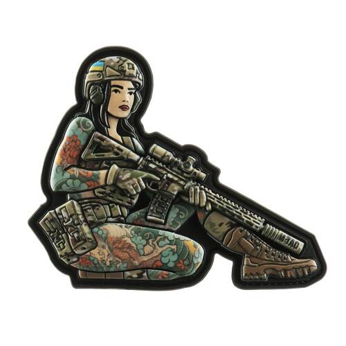 M-Tac – Tactical Girl №2 Yakuza Patch – PVC – Schwarzes Haar – Vollfarbig – 51116212 - Andere