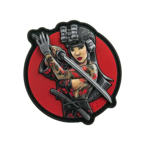 M-Tac – Tactical Girl №3 Yakuza Patch – PVC – Aquarell Schwarz – Vollfarbe – 51116403 - Andere