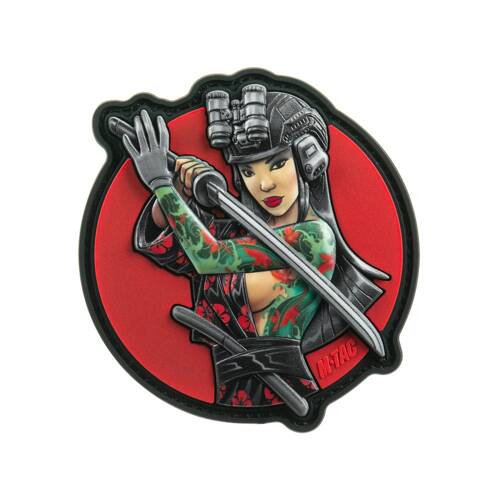 M-Tac – Tactical Girl №3 Yakuza Patch – PVC – hellgrüne Tattoos – Vollfarbe – 51116405 - Andere