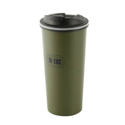 M-Tac - Thermobecher mit Deckel - 450 ml - Grün - UN-A01-450A - Tassen & Thermoskannen