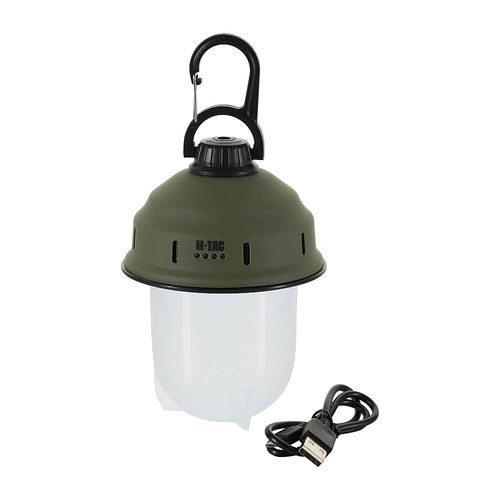 M-Tac - Wiederaufladbare LED-Reiseleuchte - Olive - MTC-KS078 - LED-Taschenlampen