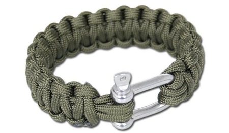 MFH - Survival-Armband - OD Grün - Paracord