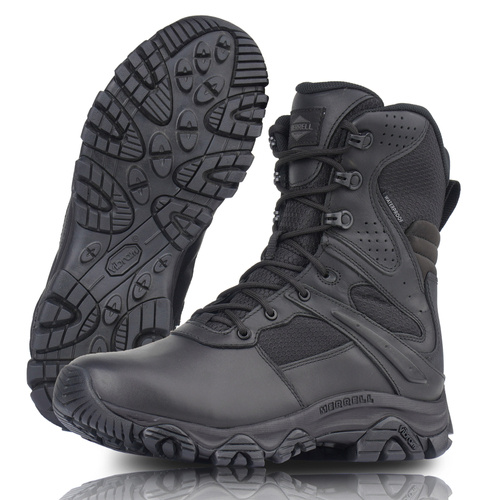 Merrell - Buty wojskowe Moab 3 8" Tactical Response Wasserdicht - Czarne - J003913 - Militärstiefel