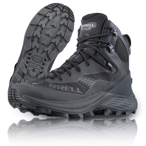 Merrell - Rogue Tactical GTX Taktische Stiefel - Medium - Gore-Tex - Vibram-Sohle - Schwarz - J005251 - Militärstiefel