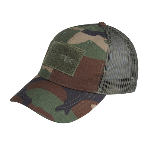 Mil-Tec - Trucker Baseballmütze Trucker Baseball Cap - Woodland - 12318520 - Caps & Feldmützen